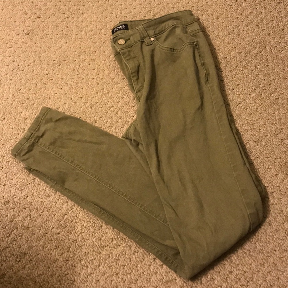 Army Green Skinny Jeans